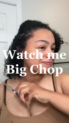 Finally confident enough to post this 🫣 #bigchop #bigchopjourney #curlyhair #curlyhairjourney #naturalhairtiktok #naturalhairjourney #curlyhaircut 