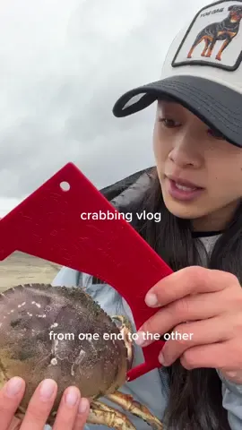 crab fishing in the rain was healing 😌✨🦀#crab #crabfishing #crabbing #dungenesscrab #fishingvlog
