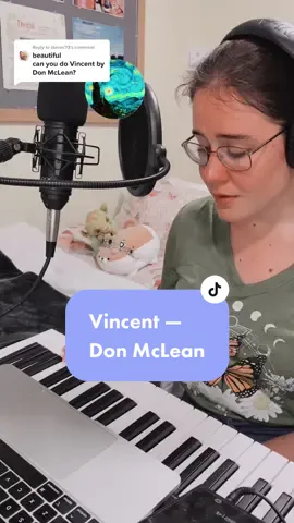 Replying to @stevec73 another long one — but you can’t do just half of one of the best songs ever written #cover #classic #vincent #donmclean #oldies #lullaby #mirandaelloway #singer 