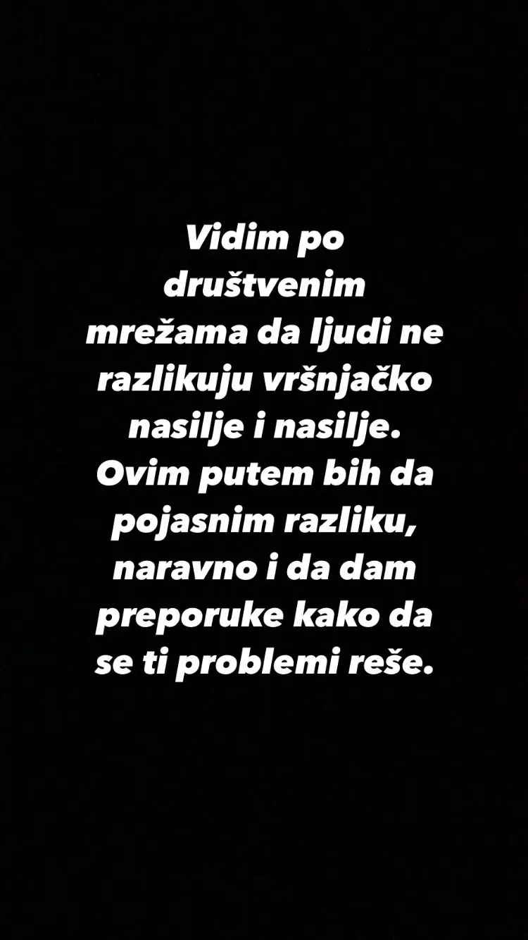 Razlika između nasilja i vršnjačkog nasilja.  Kako rešite problem nasilja? 👆 STOP NASILJU!  #kosta #kecmanovic #kecmanovickosta #nasilje #stopnasilju #stopnasiljunaddecom #beograd #mladenovac #ribnikar #vladislavribnikar #fyp 