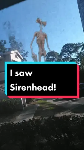 I wake up to strange siren outside my apartment and you won't believe what I saw! #sirenheadfilter #surprise #sirenhead 