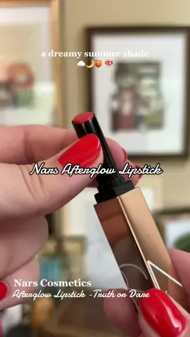 I don’t need every shade of the afterglow lipsticks… but i want every shade ✨ #narscosmetics #narsafterglow #narsafterglowlipstick #lipswatch #summerlip #makeupswatches? 