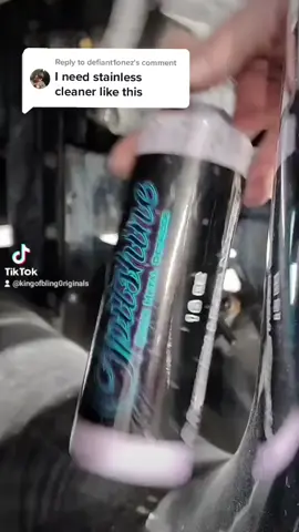 Replying to @defiant1onez like this stainless cleaner 