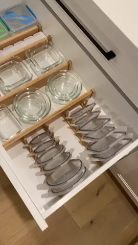 Day 2 of becoming a psycho #organizationasmr #kitchendrawers #asmrorganizing #bambooorganizers #amazonkitchenfinds #ikeakitchenfinds #restockasmr 