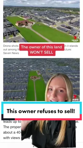 This land-owner refuses to sell! #nsw #development #houseandland #realestate #realestateinvesting #australia 