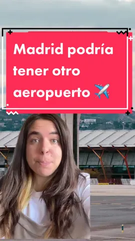 Madrid podría tener un segundo aeropuerto comercial en la provincia de Toledo. ¿Creéis que es necesario? ✈️✈️✈️#aeropuertomadrid #aeropuertomadridbarajas #aeropuertotoledo #viajamadrid 
