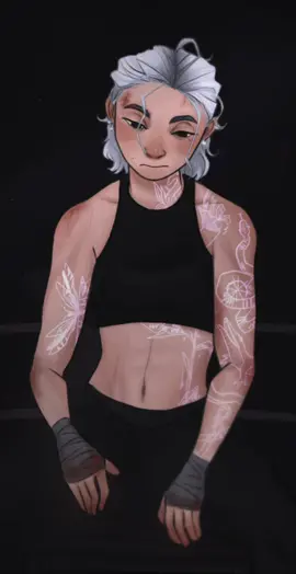 I like your blood on my teeth ⠀ song by @CHINCHILLA  #2danimation #spineanimation #animationart #lypsync