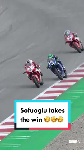 One of the highlights of this weekend? 🤔 @bahattinsofuoglu taking his FIRST win in #WorldSSP 🤩  #CatalanWorldSBK #WorldSBK #motorcycle #Motorsport #racing #SportsOnTikTok 