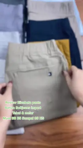 Review Celana Elizabet pants Bahan Softjens import Tebal & Melar muat bb 35kg sampai 95 kg#celana #elizabeth #elizabetpants #chinowanita #celanaelisabet #celanaelizabeth #elisabetpant #leging #softjeans 