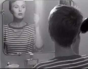 Jean Seberg in Breathless gives one of my all time favourite performances in a film. Everything she does in this film is instantly iconic. Her style, her natural low key performance that gets across everything her character is feeling not to mention one of the most iconic hairstyles in a film ever. Truly one of a kind, #blonde #pixiecut #shorthair #pixie #blackandwhite 