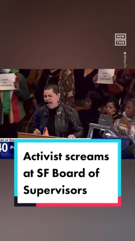 LGBTQIA+ activist Lia McGeever unleashed a prolonged, primal scream at a San Francisco Board of Supervisors meeting, in protest of the DA’s decision to not pursue charges in the death of Banko Brown. Brown, a local trans Black man experiencing homelessness, was shot and killed by a Walgreens security guard during an alleged shoplifting incident on April 27. SF DA Brooke Jenkins has declined to bring murder charges against the guard, saying ‘the evidence clearly shows that the suspect believed he was in mortal danger and acted in self-defense.’ #news #sf #sanfrancisco #lgbtq #lgbtqia #transrights #nowthis