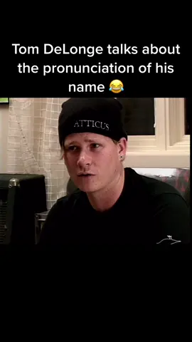 Tom DeLonge talks about the pronunciation of his own name lol “Thomas” Matthew DeLonge. #blink182 #tomdelonge #thomasmatthewdelonge #thomasdelonge #blink #fypシ #fyp #viral #trending #funny #lol #tom #punkrock #punk #skateboard #music #punkmusic 