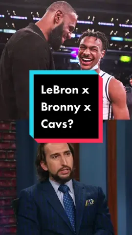 LeBron x Bronny x Cavs? #lebronjames #bronnyjames #cavsnation #nickwright