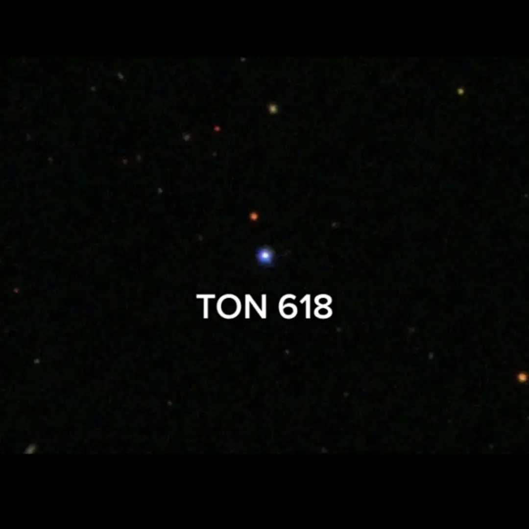 Ton 618 is the biggest known Black Hole in the Universe. #Ton618 #blackhole #universe #astronomy #space #galaxy #fy #viral