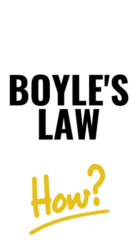 How to solve a BOYLE’S LAW PROBLEM ✅ #gaslaw #teachersoftiktok #teacherlife #teachers #physics #scienceteacher #Science #physicseasy #physicsfun 