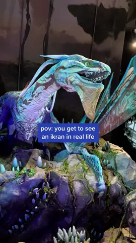 ikran from the drafts. 🐉anyone else dream of seeing one irl? #avatarthewayofwater #avatar #avatarikran #jakesully #jakesullyedit #avatarexperience #gardensbythebay #singapore 