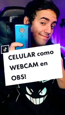 COMO USAR tu CELULAR como WEBCAM en OBS! #celular #tutorial #obs #webcam #camara #hack #streamer #youtuber #fyp 