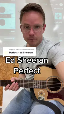 Replying to @Emil Bollman #edsheeran #perfect #guitartok #guitartutorial #fyp #foryou 