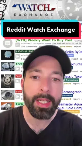 Finding some watch gems on Reddit Watch Exchange. #watches #watchtok #buyingwatches #reddit #watchdealer #unimatic #omega #wittnauer 