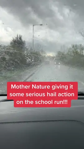 Anyone else had a hailstorm today? #crazyweather  #ukweather #hailstorm #hailstones #storm #thunderstorm #badweather #weather #schoolrun #tiktoksweets 