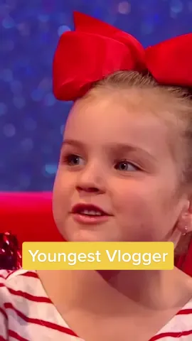 The world’s youngest vlogger🤩Full Clip linked in bio✨ #talentshow#socialmedia#fyp
