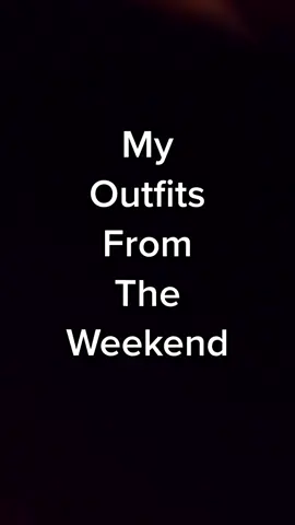 Just some outfits i wore this past weekend. #OOTD #fashioninspo #outfitinspiration #fyp #weekendlooks 