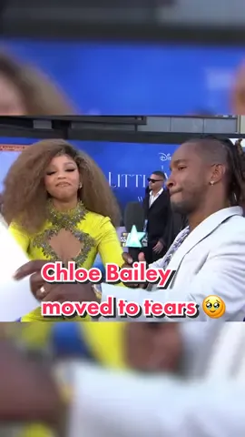 This is EVERYTHING 🫶🏿🫶🏿🫶🏿 #ChloeBailey got a little emotional seeing her sister’s Ariel doll. “It’s like physical representation of dreams coming true.” Now that we’re all out here crying, who’s ready for #TheLittleMermaid?  #representationmatters #hallebailey #redcarpetinterviews #celebinterviews #ilovemyjob 