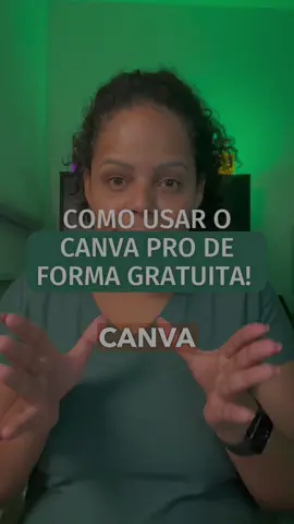 Canva Pro gratuito! #canvagratuito #canvabrasil #canvalovers 