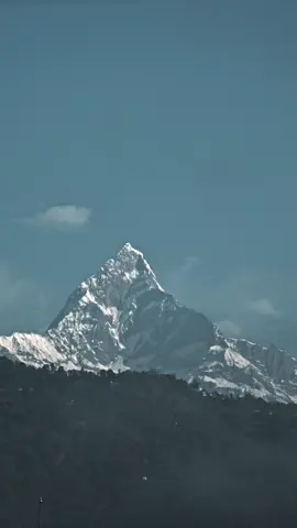 Revealing Machapuchare 🏔️🇳🇵 📸 @Sony ZV-E10 🔭 @TAMRON 17-70mm F2.8 #machapuchare #nepal #fishtail #pokhara #anapurna #mountains #timelapse #fog #clouds #morning #travel #sony #zve10 