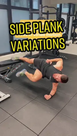 Side Plank variations! #fyp #workout #sideplank #sideplankchallenge #obliques #obliqueworkout #workoutroutine #GymTok 