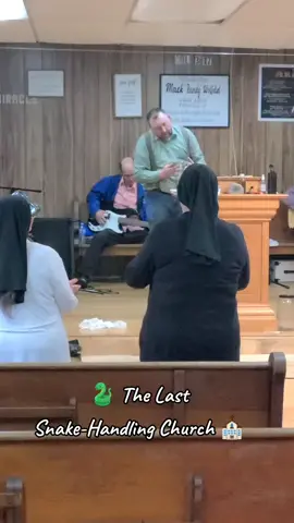 The last snake-handling church in the U.S.  You should see the basement 😱 #snakesoftiktok #snake #pentecostal #52in52 #52churchesin52weeks 
