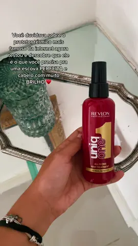 Agora eu entendi porque a fama ele é O PROTETOR ♥️  #revlo #revlonuniqone #dicadecabelo #produtodecabelo  #melhorproduto #loiras 