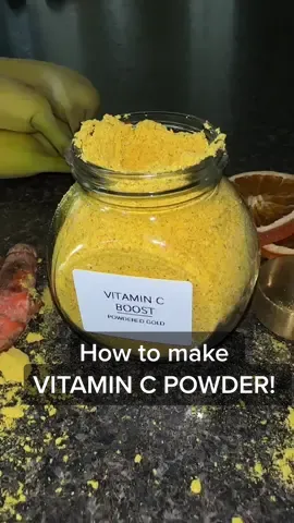 Liquid Gold! Make your own vitamin C powder at home using these ingredients #vitaminc #health #healthy #fruits #makeyourown #DIY #food #vitamin #naturalremedy 