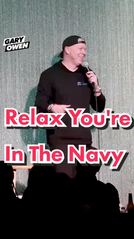 Calm down there hero, you were only in a ship #garyowenstandup #Garyowencomedian #garyowencomedy #Garyowen #navy #Homecoming 