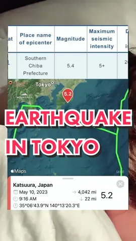 I hope everyone else is okay here too 🙏🏻 #tokyo #earthquake 