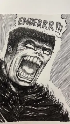 Minecraft guts goes berserk or smthn idk #fyp #fypシ #artistsoftiktok #drawing #art #Minecraft #berserk #berserkmanga #anime 
