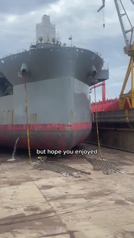 This job is so dynamic and I really do learn something new every single day. The challenges, changes, and obstacles we face and adapt to is unmatched. So much respect to all my fellow Merchant Mariners #bestcareer #shipyard #drydock #merchantmarine #sailor #cargoship #shiptok #cooljobs #maritime #bestjobever 