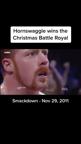Hornswaggle wins the Smackdown christmas Battle Royal #WWE #wwefans #wwetiktokfans #wwetiktok #wwefan #fyp #sheamus #smackdown #hornswaggle 