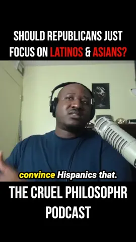 Should republicans just focus on latinos and asians? #cruelphilosophr #republicans #trump2024 