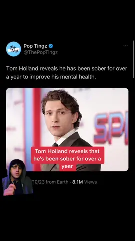 Tom holland is sober 😳