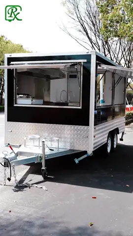 Would you want this kind of dining cart?#Foodtrailer #Foodcart #foodtruckwithfullkitchen #factory #mobilekitchen