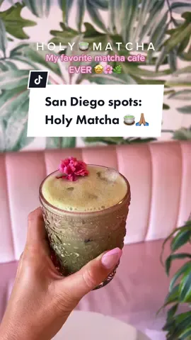 My favorite matcha cafe EVERRRR is in San Diego and I miss it already 🥺🍵🩷 I went twice but it wasn't enough! This location is in North Park but they have another one in East Village that's more art deco themed 🌸 #matcha #matchacafe #matchalatte #sandiegocafe #sdcafe #sandiegospots #sandiegohiddengems #thingstodoinsandiego #placestogoinsandiego #sandiegotiktok @HOLY MATCHA 