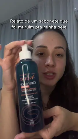 Gastar com algo q n dá certo = 😭☠️ #skincare #geldelimpeza #avenecleanance #testandoprodutos #skincareroutine #cuidadoscomapele #pele #rosto #limpeza #rotina 