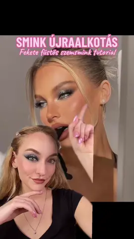 Fekete füstös szemsmink tutorial: NEKEM EBBŐL SOSEM ELÉG.🤩 Remélem nektek sem!😄 Legyen jövőhéten live itt TikTokon? Ha igen, akkor mikor?🥰 INSTA: @timiszabo.mua 👈😉 #feketesmink #sminktutorial #sminktippek #szexiszettek #füstösszem #lépésrőllépésre #ezüstsmink #füstösszemsmink #füstösszemhéj #sminkes #magyarsminkes #legyenlive #sminkeljvelem #sminktok #smink 