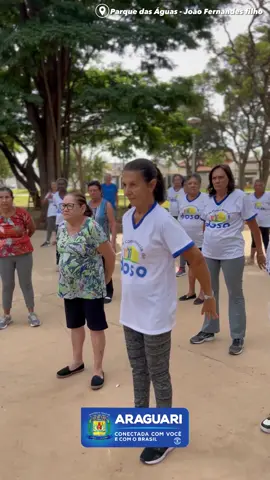 Centro de Convivência de Idosos - Todos os dias famílias e grupos de amigos, lotam o parque para se divertir, praticar esportes, passear com seus pets e também para relaxar no amplo gramado. #PrefeituraDeAraguari #Idoso