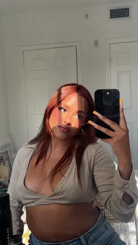 Needed a refresh & that transition was too smooth😏🧡 #gingerhair #transitiontutorial 
