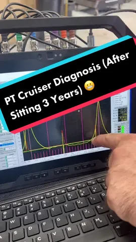This was quite the interesting one for many reasons. #mechaniclife #cartok #ptcruiser #chrysler #mechanic #diagnostics #fixerupper #fix #technician #autorepair #automotive #electrical #fyp #foryou #viral #stitch #interesting 