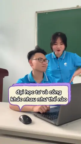 Đại Học Tư và đại học Công khác nhau như thế nào??? #huongnghiep #LearnOnTikTok #daihoccogivui #2k5 #sinhvien #HPU #daihoccogivui #daihoc #daihoc #hpu 