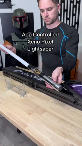 You can now control your xeno pixel lightsaber with an app. #lightsaber #unboxing #starkiller #DIY #xenopixel #starwars 