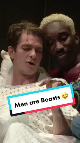 This is your sign to go and watch Angels in America 👀 #AndrewGarfield #NathanStewartJarrett #AngelsInAmerica #TonyKushner #NationalTheatreAtHome #OnlineTheatre #TheatreTok